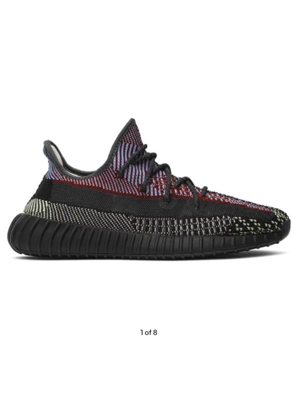 adidas Black and White Knit Low-Top Sneaker